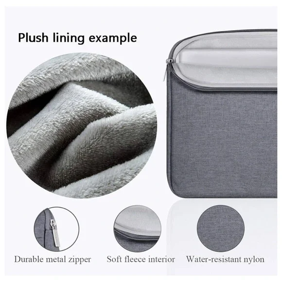 V Voova Laptop Sleeve Carrying Case 15.6 16 Inch - Picture 3 of 4